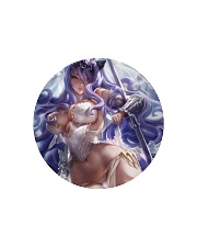 Camilla Wedding Armor Pinup White Circle Cutting Board thumbnail
