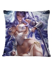 Camilla Wedding Armor Pinup White Square Pillowcase thumbnail