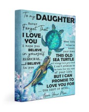 Never Forget That I Love You Mom To Daughter Gallery Wrapped Canvas Prints tile