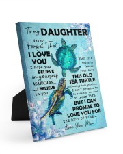 Never Forget That I Love You Mom To Daughter Easel-Back Gallery Wrapped Canvas tile