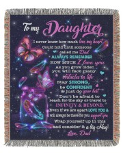 I Never Knew How Much Love My Heart To Daughter 50x60 - Woven Blanket tile
