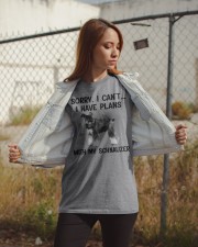 I have plans with my dog Schnauzer Classic T-Shirt apparel-classic-tshirt-lifestyle-07