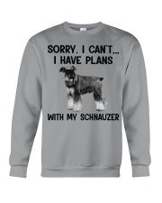 I have plans with my dog Schnauzer Crewneck Sweatshirt tile