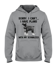 I have plans with my dog Schnauzer Hooded Sweatshirt tile