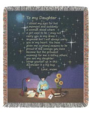I Closed My Eyes For But A Moment Mom To Daughter 50x60 - Woven Blanket tile