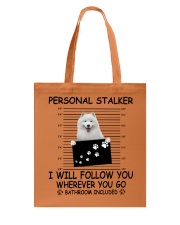 Personal Stalker Samoyed Tote Bag tile