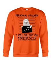 Personal Stalker Samoyed Crewneck Sweatshirt tile