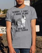 I have plans with my dog Bull Terrier Classic T-Shirt apparel-classic-tshirt-lifestyle-29