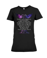 A Mothter's Touch Dad To Son Premium Fit Ladies Tee tile