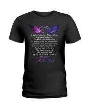 A Mothter's Touch Dad To Son Ladies T-Shirt tile