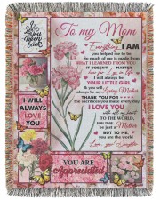 Everything I Am You Helped Me To Be To Mom 60x80 - Woven Blanket tile