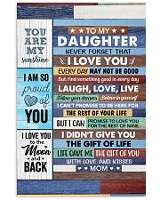 Mom To Daughter Never Forget That I Love You Vertical Poster tile