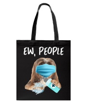 Ew People Dog Wearing A Face Mask Lhasa Apso Tote Bag tile