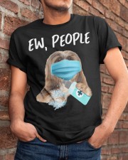 Ew People Dog Wearing A Face Mask Lhasa Apso Classic T-Shirt apparel-classic-tshirt-lifestyle-26