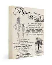 You Held Me Close When Times Were Tough To Mom Gallery Wrapped Canvas Prints tile