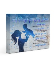 A Prayer For My Mom - Mom To Son 14x11 Gallery Wrapped Canvas Prints front