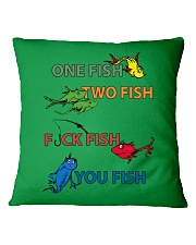One Fish Two Fish Square Pillowcase tile