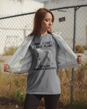 I have plans with my dog Maremma Sheepdog Classic T-Shirt apparel-classic-tshirt-lifestyle-07