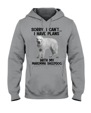 I have plans with my dog Maremma Sheepdog Hooded Sweatshirt tile