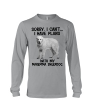 I have plans with my dog Maremma Sheepdog Long Sleeve Tee tile