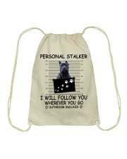 Personal Stalker Presa Canario Drawstring Bag tile