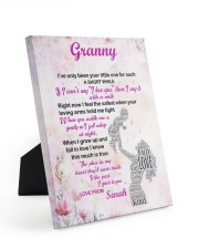 To Mom I've Only Been Your Little One Custom Name Easel-Back Gallery Wrapped Canvas tile