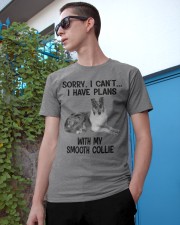 I have plans with my dog Smooth Collie Classic T-Shirt apparel-classic-tshirt-lifestyle-17