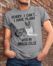 I have plans with my dog Smooth Collie Classic T-Shirt apparel-classic-tshirt-lifestyle-26