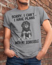 I have plans with my dog Schnoodle Classic T-Shirt apparel-classic-tshirt-lifestyle-26