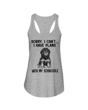 I have plans with my dog Schnoodle Ladies Flowy Tank tile