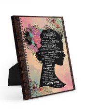 There's So Much In My Heart Mom To Daughter Easel-Back Gallery Wrapped Canvas tile