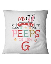 Customize Easter's day G To Grandma Square Pillowcase tile