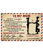 Daughter To Mom I Am Forever Grateful For All Horizontal Poster tile