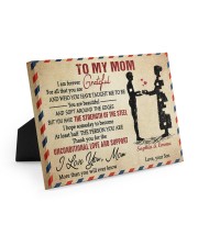 Daughter To Mom I Am Forever Grateful For All Easel-Back Gallery Wrapped Canvas tile