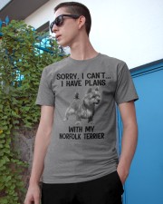 I have plans with my dog Norfolk Terrier Classic T-Shirt apparel-classic-tshirt-lifestyle-17