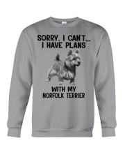 I have plans with my dog Norfolk Terrier Crewneck Sweatshirt tile