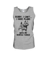 I have plans with my dog Norfolk Terrier Unisex Tank tile
