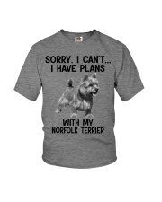 I have plans with my dog Norfolk Terrier Youth T-Shirt tile