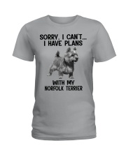I have plans with my dog Norfolk Terrier Ladies T-Shirt tile