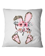 Customize GRANDMA Easter's day Sugar Square Pillowcase tile