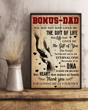 Bonus Dad Thank you for loving me as your own 11x17 Poster lifestyle-poster-3
