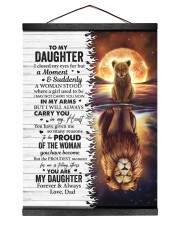 I Closed My Eyes For But A Moment Dad To Daughter Hanging Canvas tile
