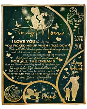 I Love You For All The Times Daughter To Mom Fleece Blanket - 50" x 60" front