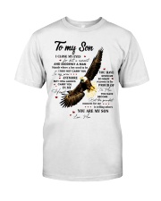I Close My Eyes For But A Moment Eagle Mom To Son Classic T-Shirt tile