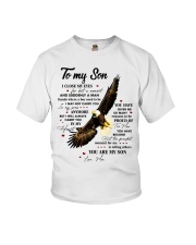 I Close My Eyes For But A Moment Eagle Mom To Son Youth T-Shirt tile