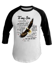 I Close My Eyes For But A Moment Eagle Mom To Son Baseball Tee tile
