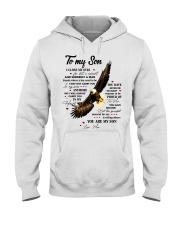 I Close My Eyes For But A Moment Eagle Mom To Son Hooded Sweatshirt tile