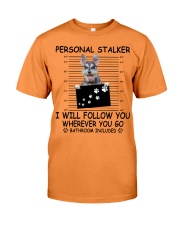 Personal Stalker Schnauzer Premium Fit Mens Tee tile