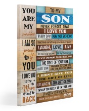 Never Forget I Love U Mom To Son Gallery Wrapped Canvas Prints tile