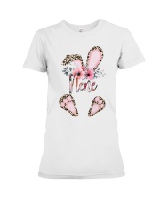Customize GRANDMA Easter's day Nene Premium Fit Ladies Tee tile